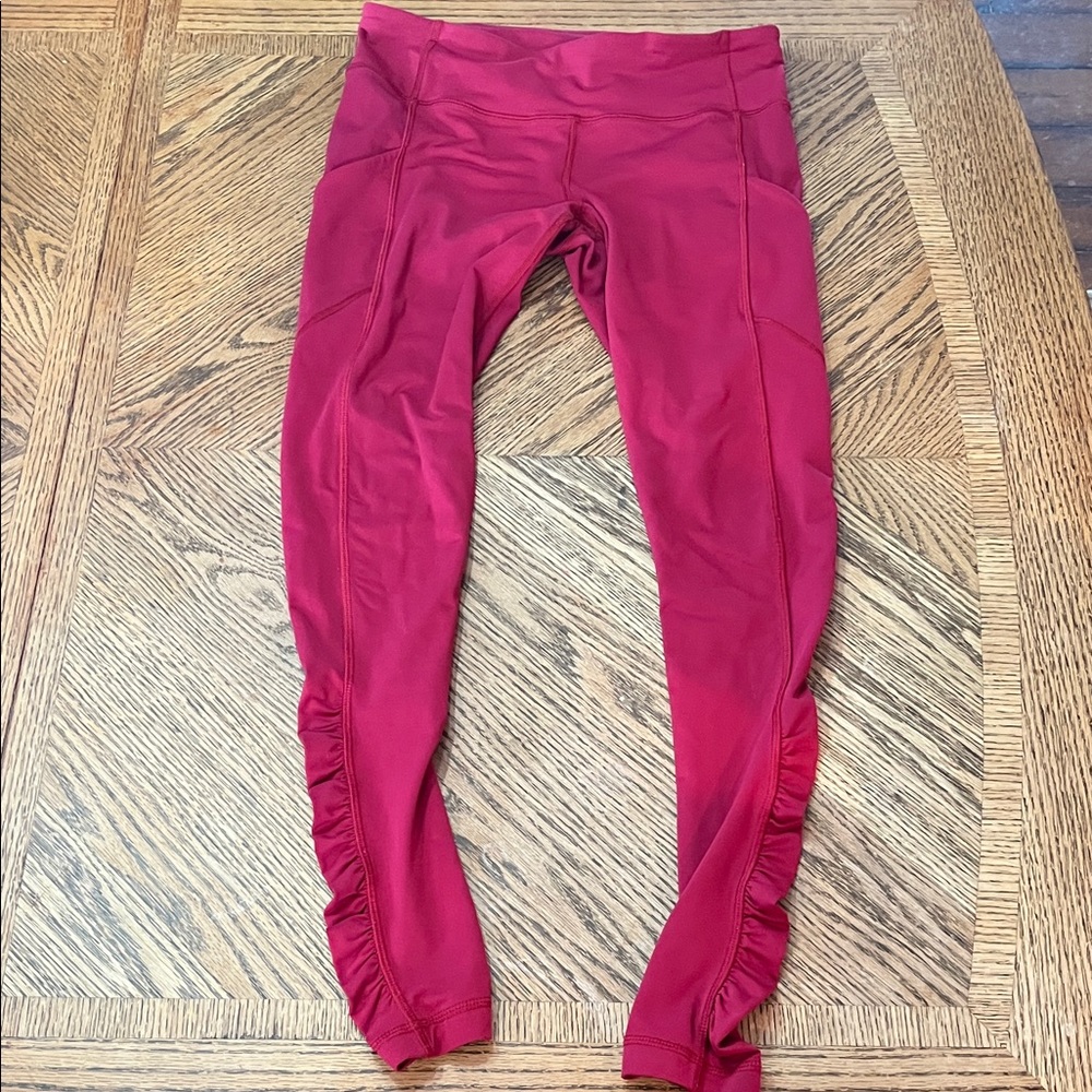 lululemon athletica Red Leggings